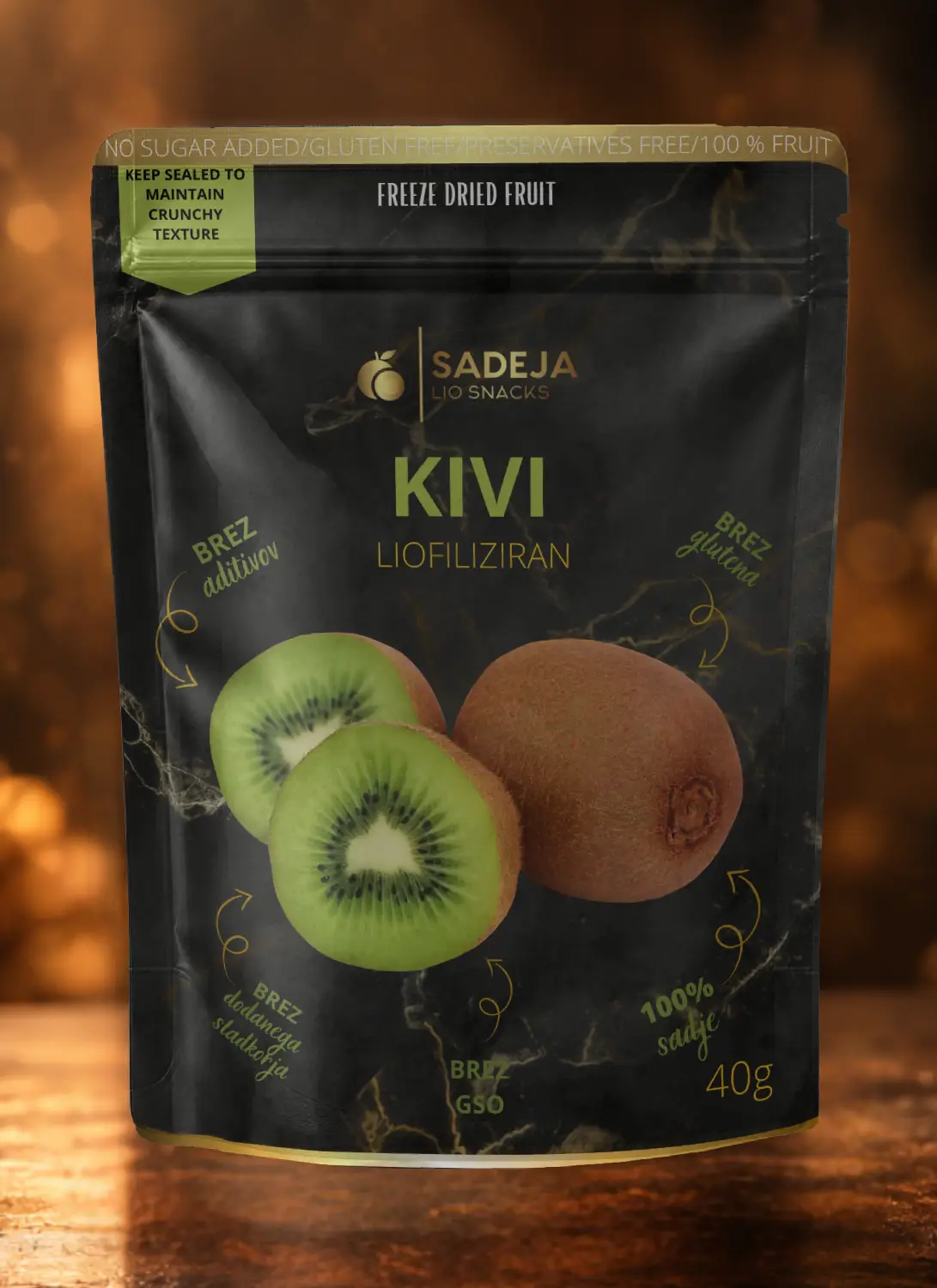 liofiliziran kivi