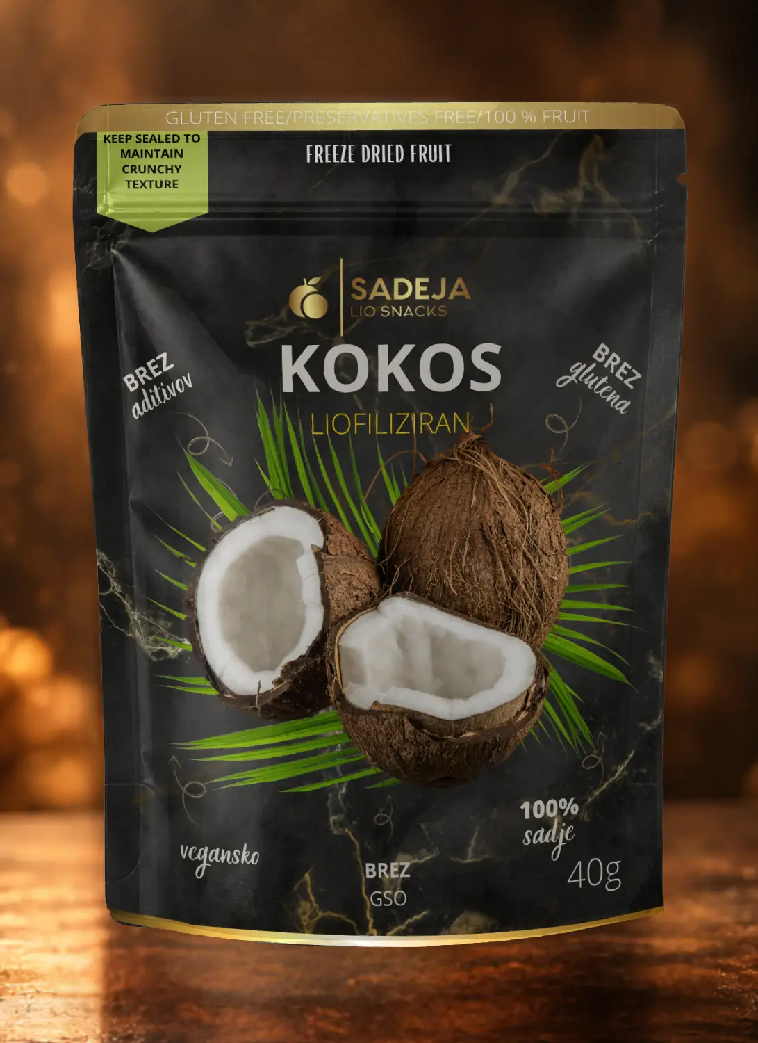 liofiliziran kokos