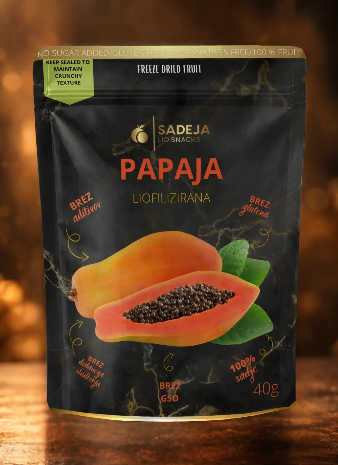 liofilizirana papaja