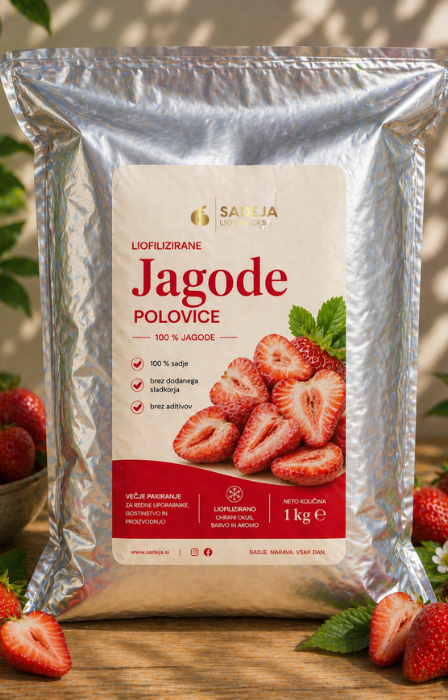 liofilizirane jagode polovice 1kg