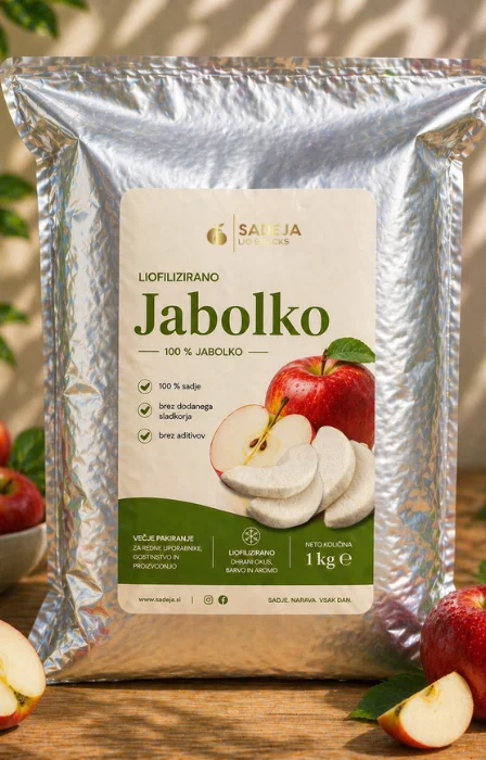liofilizirano jabolko – rezine (1 kg)