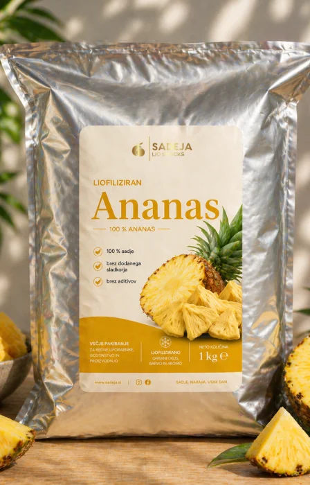 liofiliziran ananas – rezine (1 kg)
