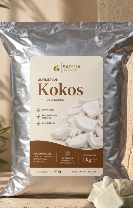 liofiliziran kokos – koščki (1 kg)